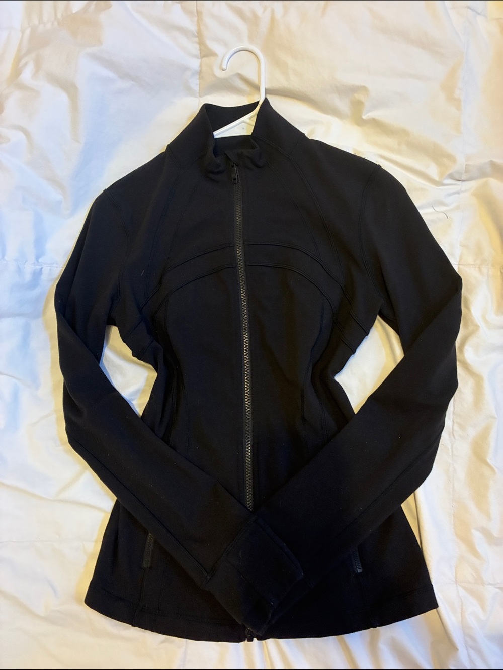 lululemon athletica Black Fitted Full-Zip Jacket